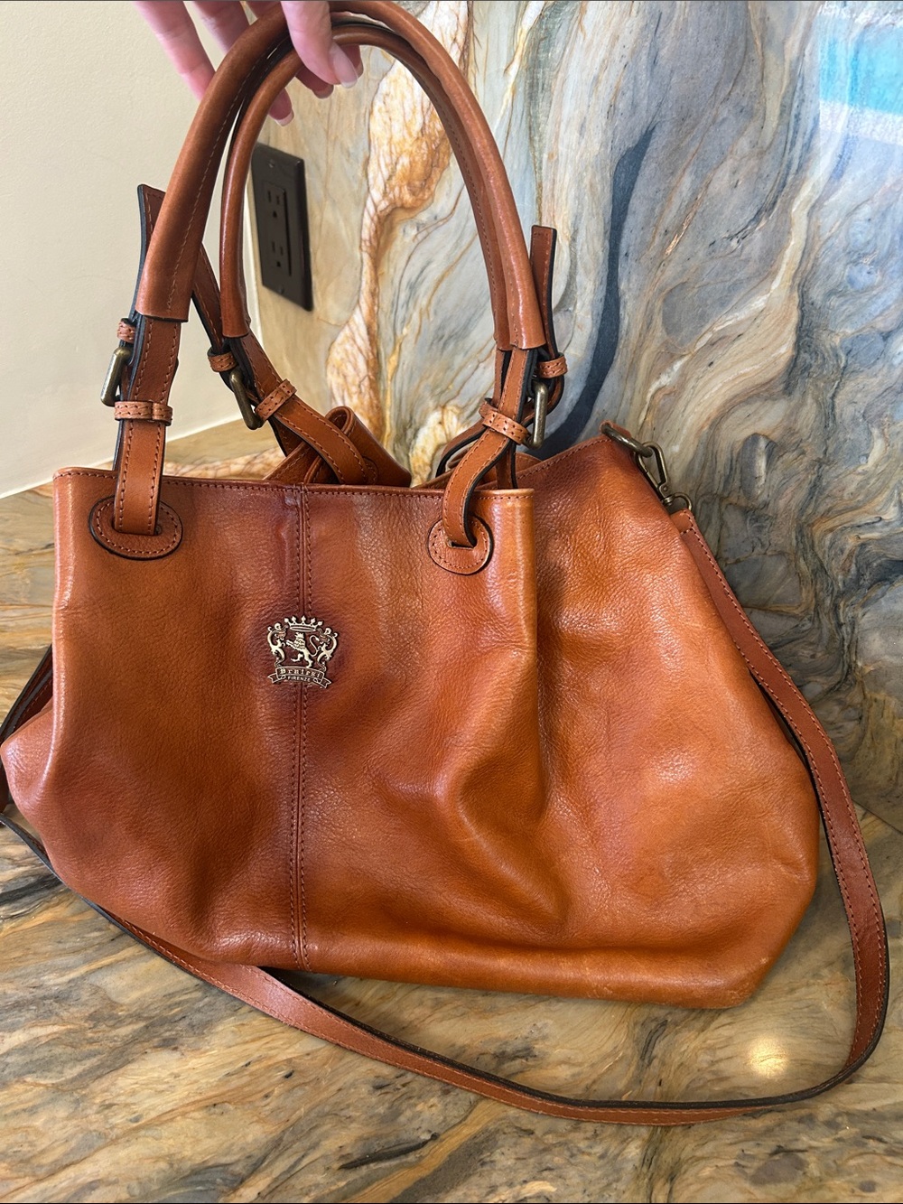 Firenze Italian Leather Tote